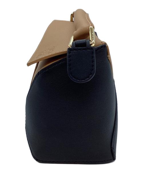 LOEWE（ロエベ）LOEWE (ロエベ) パズルエッジバッグスモール ブラウン×ブラックの古着・服飾アイテム