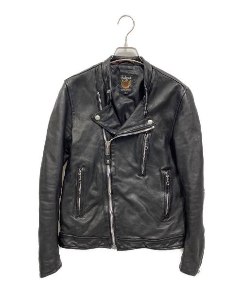 Schott（ショット）Schott (ショット) ダブルライダースジャケット ブラック サイズ:Sの古着・服飾アイテム