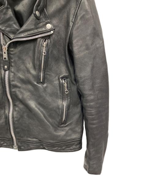 Schott（ショット）Schott (ショット) ダブルライダースジャケット ブラック サイズ:Sの古着・服飾アイテム