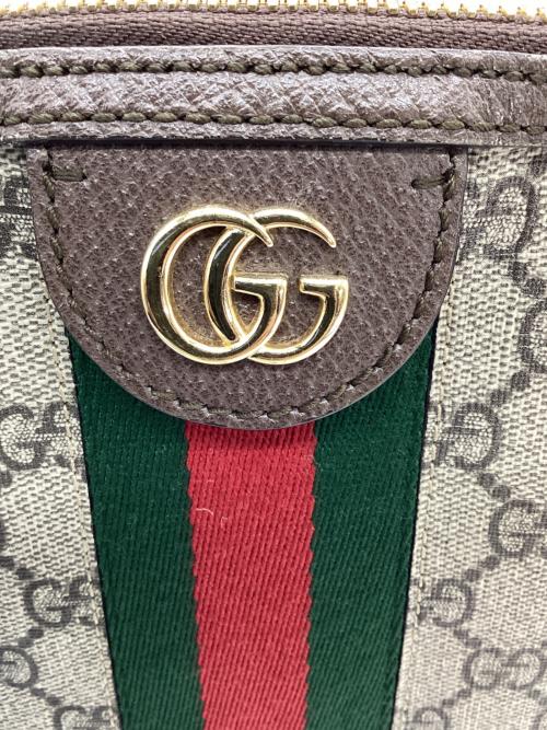 GUCCI（グッチ）GUCCI (グッチ) スモールショルダーバッグ ベージュ×グリーンの古着・服飾アイテム