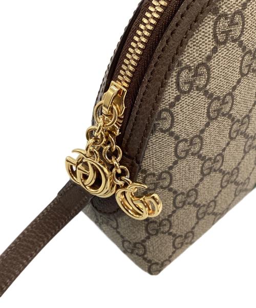 GUCCI（グッチ）GUCCI (グッチ) スモールショルダーバッグ ベージュ×グリーンの古着・服飾アイテム