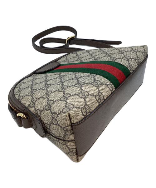 GUCCI（グッチ）GUCCI (グッチ) スモールショルダーバッグ ベージュ×グリーンの古着・服飾アイテム