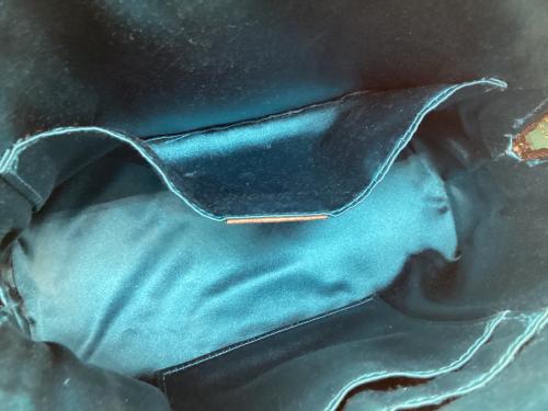 GUCCI（グッチ）GUCCI (グッチ) スモールショルダーバッグ ベージュ×グリーンの古着・服飾アイテム