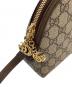 中古・古着 GUCCI (グッチ) スモールショルダーバッグ ベージュ×グリーン：85000円