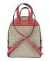 MICHAEL KORS (マイケル・コース) JAYCEE MD ZIP PKT BACKPACK アイボリー×ピンク：13000円