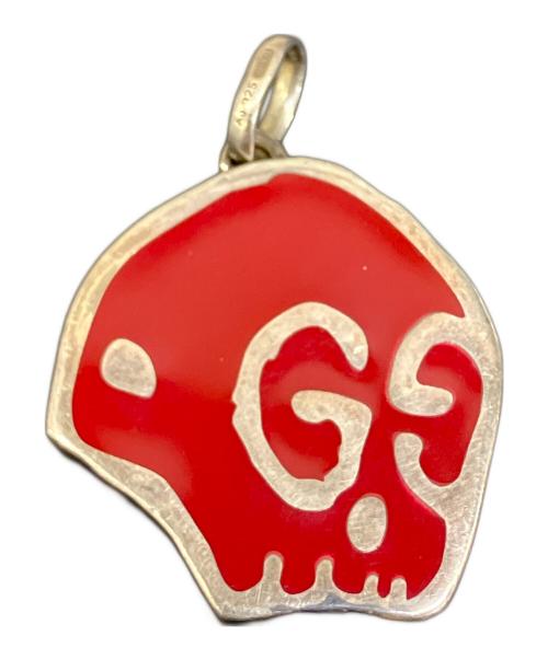 GUCCI（グッチ）GUCCI (グッチ) ペンダントトップ レッド×シルバーの古着・服飾アイテム