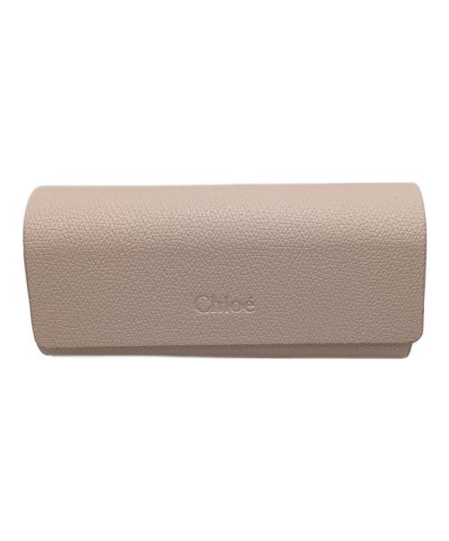 Chloe（クロエ）Chloe (クロエ) サングラス シルバー×ベージュの古着・服飾アイテム