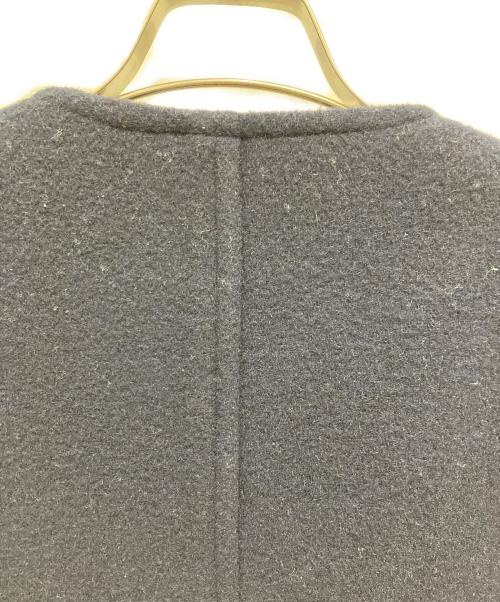 DANTON（ダントン）DANTON (ダントン) ノーカラーウールジャケット ネイビー サイズ:Lの古着・服飾アイテム
