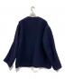 DANTON (ダントン) ノーカラーウールジャケット ネイビー サイズ:L：8000円