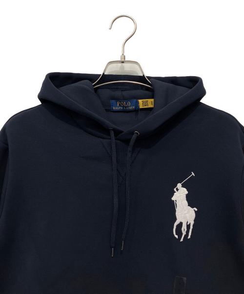 POLO RALPH LAUREN（ポロ・ラルフローレン）POLO RALPH LAUREN (ポロ・ラルフローレン) プルオーバーパーカー ネイビー サイズ:L 未使用品の古着・服飾アイテム