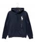 POLO RALPH LAUREN（ポロ・ラルフローレン）の古着「プルオーバーパーカー」｜ネイビー