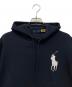 中古・古着 POLO RALPH LAUREN (ポロ・ラルフローレン) プルオーバーパーカー ネイビー サイズ:L 未使用品：11000円