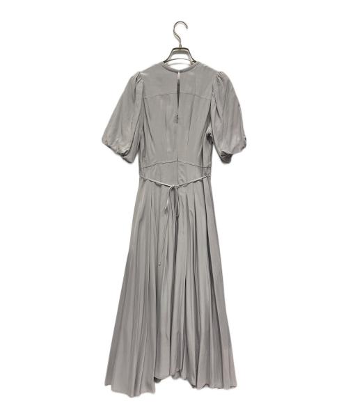 HER LIP TO（ハーリップトゥ）HER LIP TO (ハーリップトゥ) 半袖ワンピース グレー サイズ:Sの古着・服飾アイテム