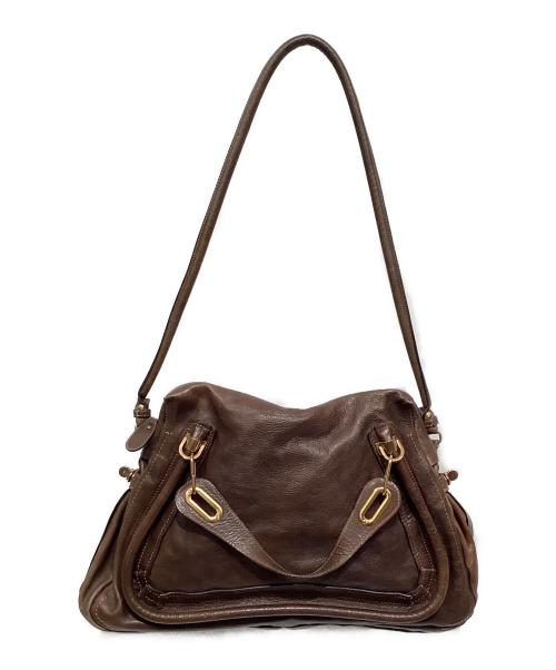 Chloe（クロエ）Chloe (クロエ) 2WAYバッグ ブラウンの古着・服飾アイテム