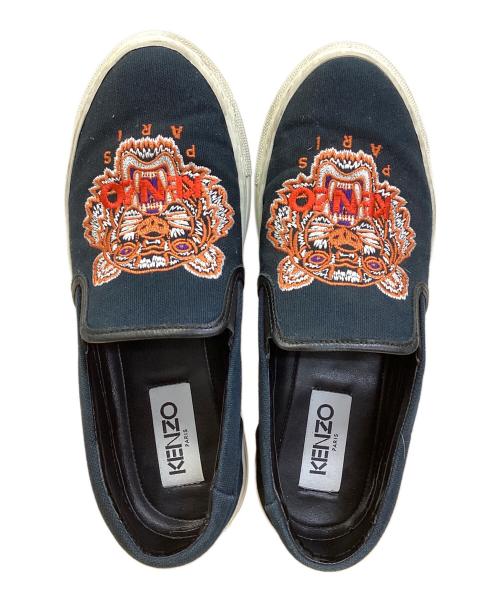 KENZO（ケンゾー）KENZO (ケンゾー) スリッポン ブラック サイズ:23cmの古着・服飾アイテム