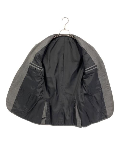 RING JACKET（リングジャケット）RING JACKET (リングジャケット) セットアップスーツ グレー×ブラック サイズ:48の古着・服飾アイテム