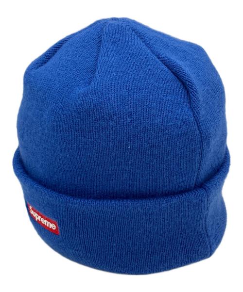 SUPREME（シュプリーム）SUPREME (シュプリーム) New Era (ニューエラ) ニット帽 ブルーの古着・服飾アイテム