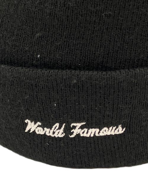 SUPREME（シュプリーム）SUPREME (シュプリーム) New Era (ニューエラ) ニット帽 ブラック×ホワイトの古着・服飾アイテム