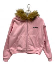 SUPPLIER（サプライヤー）の古着「ジップパーカー」｜ピンクベージュ