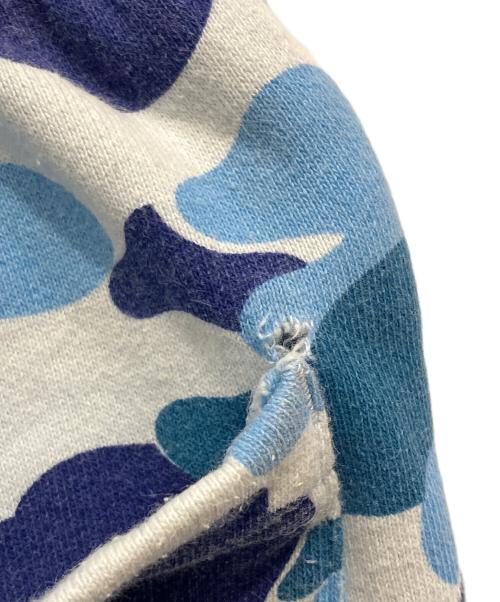 A BATHING APE（アベイシングエイプ）A BATHING APE (アベイシングエイプ) ハーフパンツ ブルー×ホワイト サイズ:Mの古着・服飾アイテム