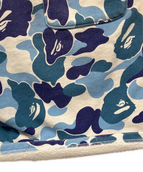 A BATHING APE（アベイシングエイプ）A BATHING APE (アベイシングエイプ) ハーフパンツ ブルー×ホワイト サイズ:Mの古着・服飾アイテム