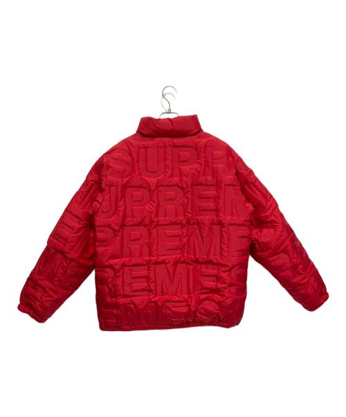 SUPREME（シュプリーム）SUPREME (シュプリーム) Bonded Logo Puffy Jacket レッド サイズ:Mの古着・服飾アイテム