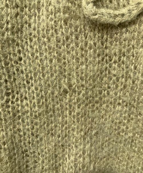 stussy（ステューシー）stussy (ステューシー) 薄手ニット オリーブ サイズ:Lの古着・服飾アイテム