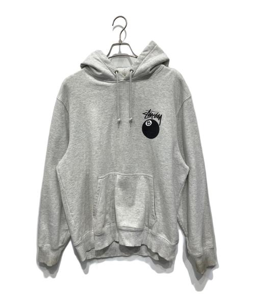stussy（ステューシー）stussy (ステューシー) プルオーバーパーカー ホワイト サイズ:Lの古着・服飾アイテム