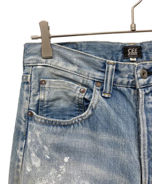 cee jeanss（シィ―ジーンズ）cee jeanss (シィ―ジーンズ) ダメージ加工デニムパンツ インディゴ サイズ:W30 L30 未使用品の古着・服飾アイテム