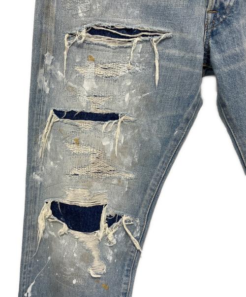 cee jeanss（シィ―ジーンズ）cee jeanss (シィ―ジーンズ) ダメージ加工デニムパンツ インディゴ サイズ:W30 L30 未使用品の古着・服飾アイテム