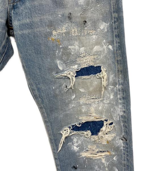 cee jeanss（シィ―ジーンズ）cee jeanss (シィ―ジーンズ) ダメージ加工デニムパンツ インディゴ サイズ:W30 L30 未使用品の古着・服飾アイテム