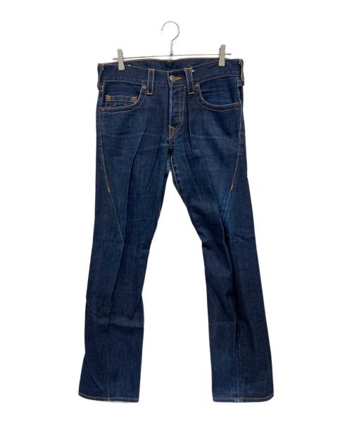 TRUE RELIGION（トゥルー レリジョン）TRUE RELIGION (トゥルー レリジョン) ボタンフライデニムパンツ インディゴ サイズ:32の古着・服飾アイテム