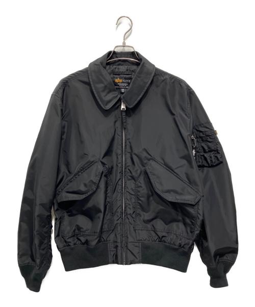 ALPHA（アルファ）ALPHA (アルファ) フライトジャケット ブラック サイズ:Mの古着・服飾アイテム