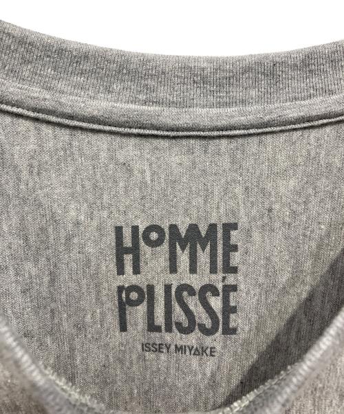 HOMME PLISSE ISSEY MIYAKE（オム プリッセ イッセイ ミヤケ）HOMME PLISSE ISSEY MIYAKE (オム プリッセ イッセイ ミヤケ) 半袖カットソー グレー サイズ:L 未使用品の古着・服飾アイテム