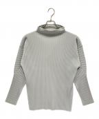 HOMME PLISSE ISSEY MIYAKEオム プリッセ イッセイ ミヤケ）の古着「長袖カットソー」｜グレー