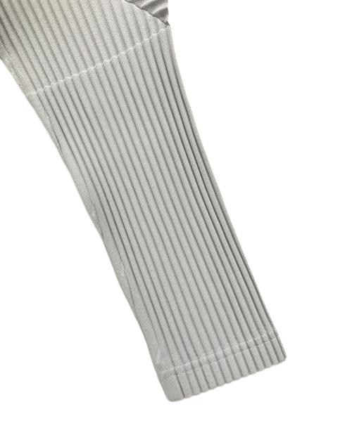 HOMME PLISSE ISSEY MIYAKE（オム プリッセ イッセイ ミヤケ）HOMME PLISSE ISSEY MIYAKE (オム プリッセ イッセイ ミヤケ) 長袖カットソー グレー サイズ:3の古着・服飾アイテム