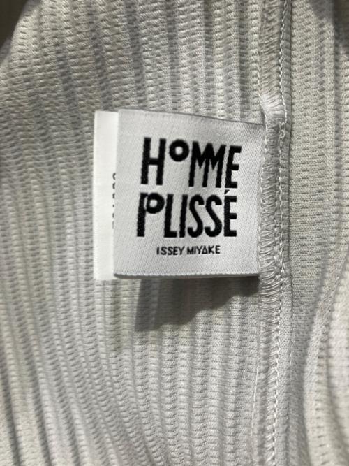 HOMME PLISSE ISSEY MIYAKE（オム プリッセ イッセイ ミヤケ）HOMME PLISSE ISSEY MIYAKE (オム プリッセ イッセイ ミヤケ) 長袖カットソー グレー サイズ:3の古着・服飾アイテム