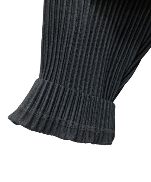 HOMME PLISSE ISSEY MIYAKE（オム プリッセ イッセイ ミヤケ）HOMME PLISSE ISSEY MIYAKE (オム プリッセ イッセイ ミヤケ) BASICSプリーツジャケット ブラック サイズ:3の古着・服飾アイテム