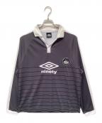UMBRO×9090アンブロ×9090）の古着「フットボールTシャツ」｜グレー