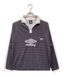 UMBRO×9090（アンブロ×9090）の古着「フットボールTシャツ」｜グレー