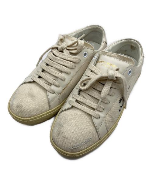 Saint Laurent Paris（サンローランパリ）Saint Laurent Paris (サンローランパリ) COURT CLASSIC SL/06 アイボリー サイズ:37の古着・服飾アイテム