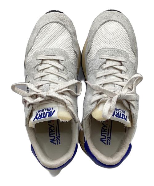 AUTRY（オートリー）AUTRY (オートリー) REELWIND LOW WOM UT01 アイボリー×ブルー サイズ:Size39の古着・服飾アイテム