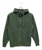 THE NORTH FACEザ ノース フェイス）の古着「リアルビューフルジップフーディ」｜グリーン