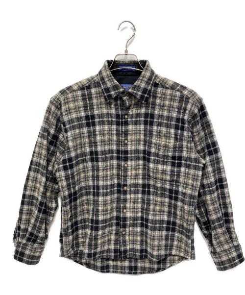 PENDLETON（ペンドルトン）PENDLETON (ペンドルトン) 長袖シャツ グレー×ブラック サイズ:Mの古着・服飾アイテム