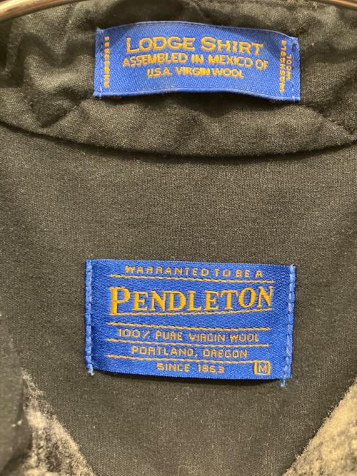 PENDLETON（ペンドルトン）PENDLETON (ペンドルトン) 長袖シャツ グレー×ブラック サイズ:Mの古着・服飾アイテム