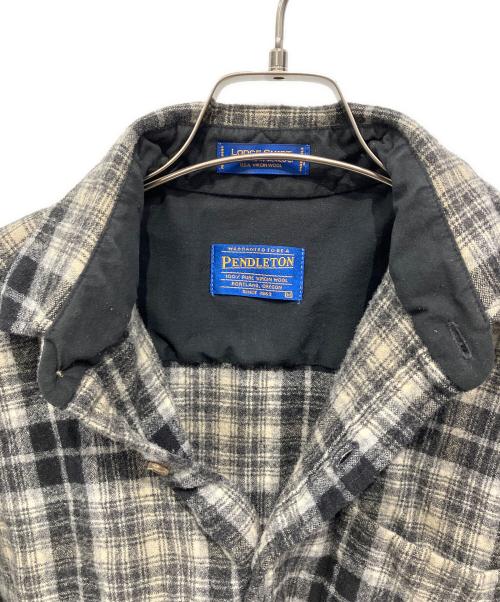 PENDLETON（ペンドルトン）PENDLETON (ペンドルトン) 長袖シャツ グレー×ブラック サイズ:Mの古着・服飾アイテム