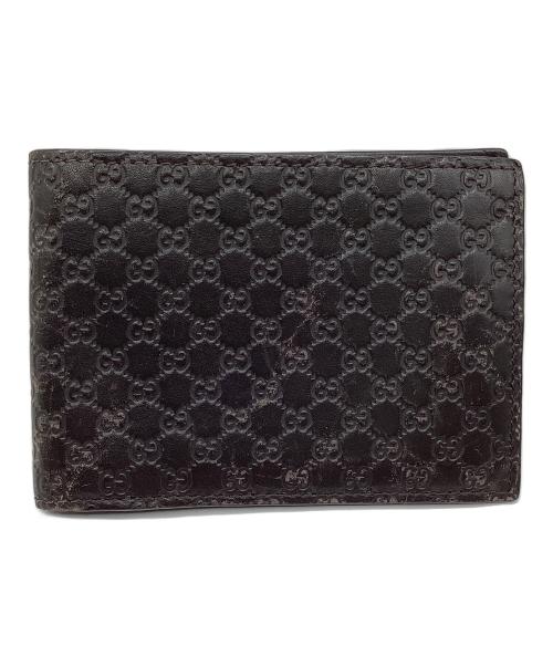 GUCCI（グッチ）GUCCI (グッチ) 2つ折り財布 ブラウンの古着・服飾アイテム
