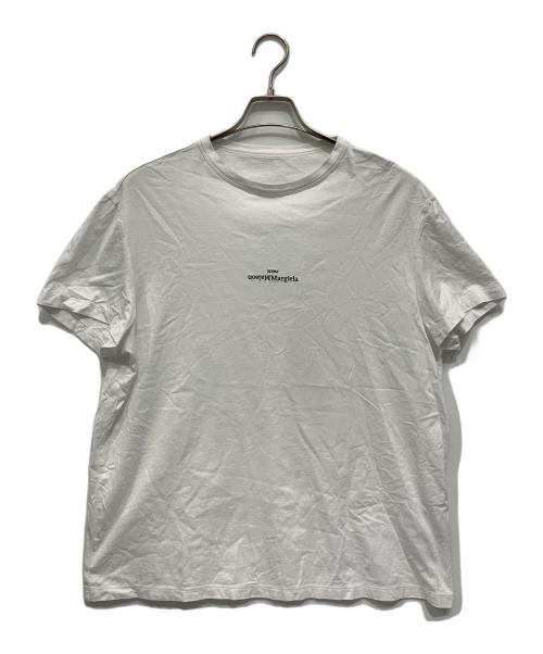 Maison Margiela（メゾンマルジェラ）Maison Margiela (メゾンマルジェラ) 半袖カットソー ホワイト サイズ:50の古着・服飾アイテム