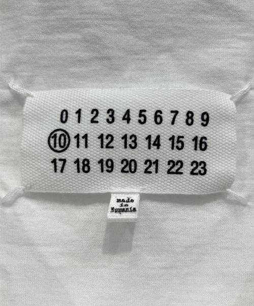 Maison Margiela（メゾンマルジェラ）Maison Margiela (メゾンマルジェラ) 半袖カットソー ホワイト サイズ:50の古着・服飾アイテム