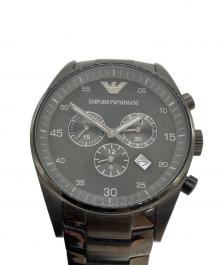 EMPORIO ARMANI（エンポリオ アルマーニ）の古着「リストウォッチ」｜ブラック
